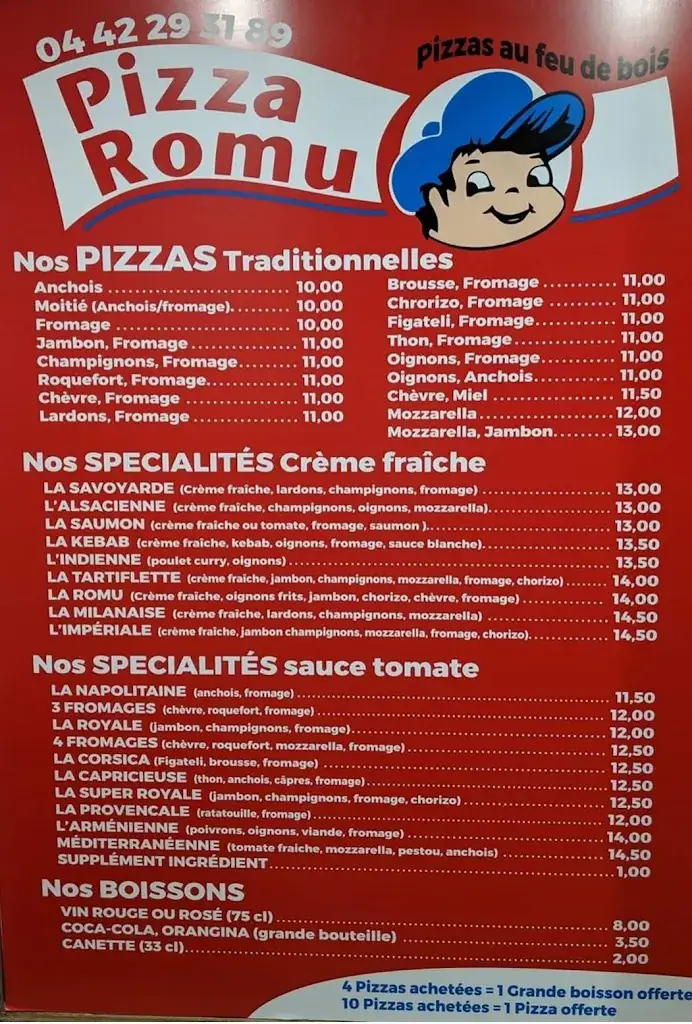 Menu_Pizza Romu_Éguilles_image_2