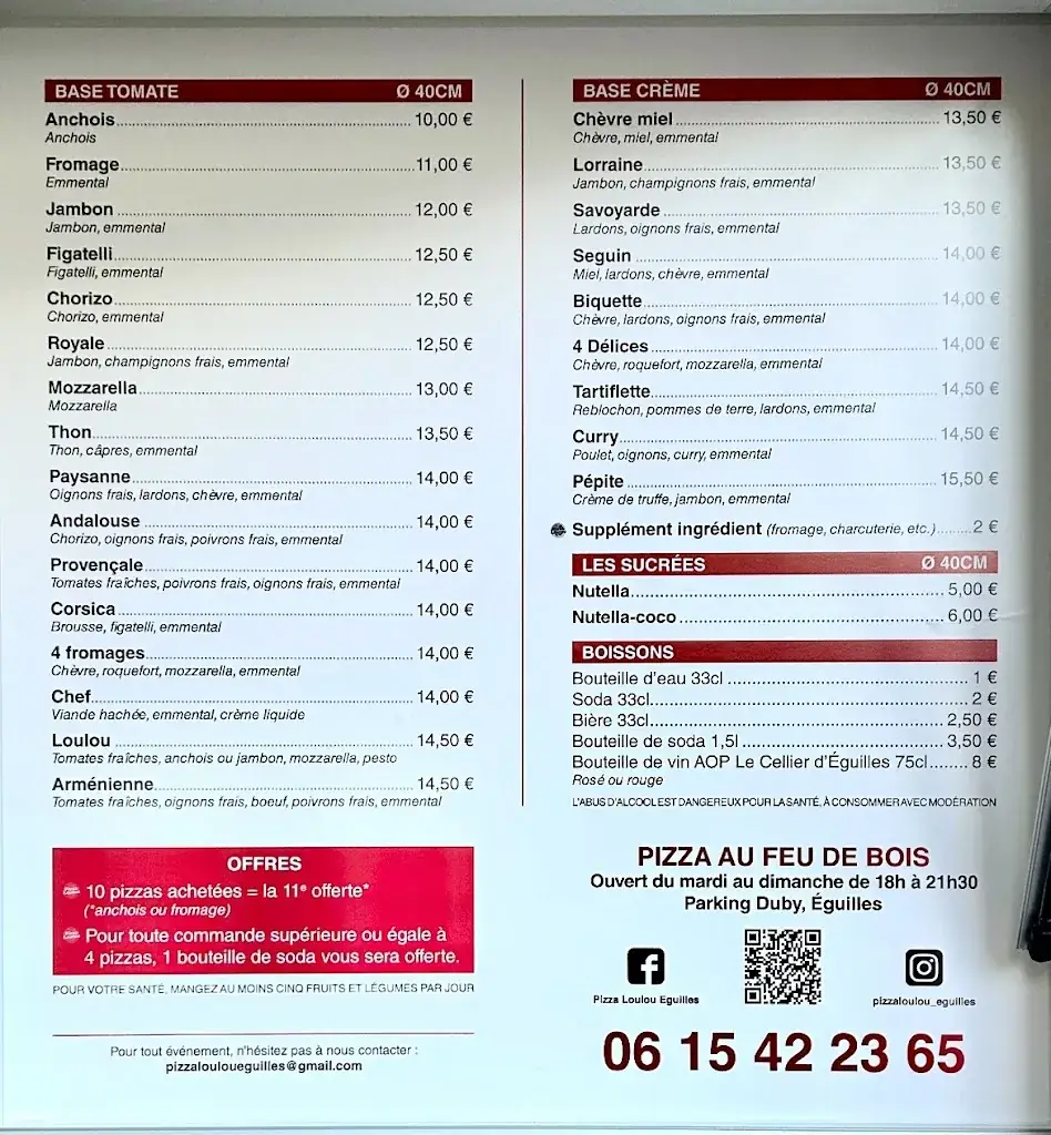 Menu_PIZZA LOULOU ÉGUILLES_Éguilles_immagine_1