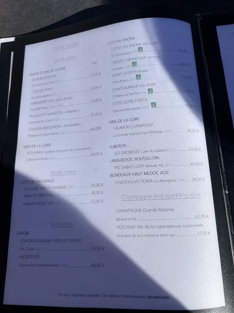 Menu_Restaurant La Cendrée_Morzine_image_4