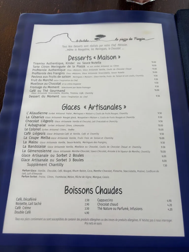 Menu_LA PIAZZA DES FRANGINS Restaurant_Marseille_image_4