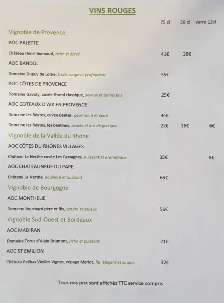 Menu_La Table de l'Ours_Marseille_image_2