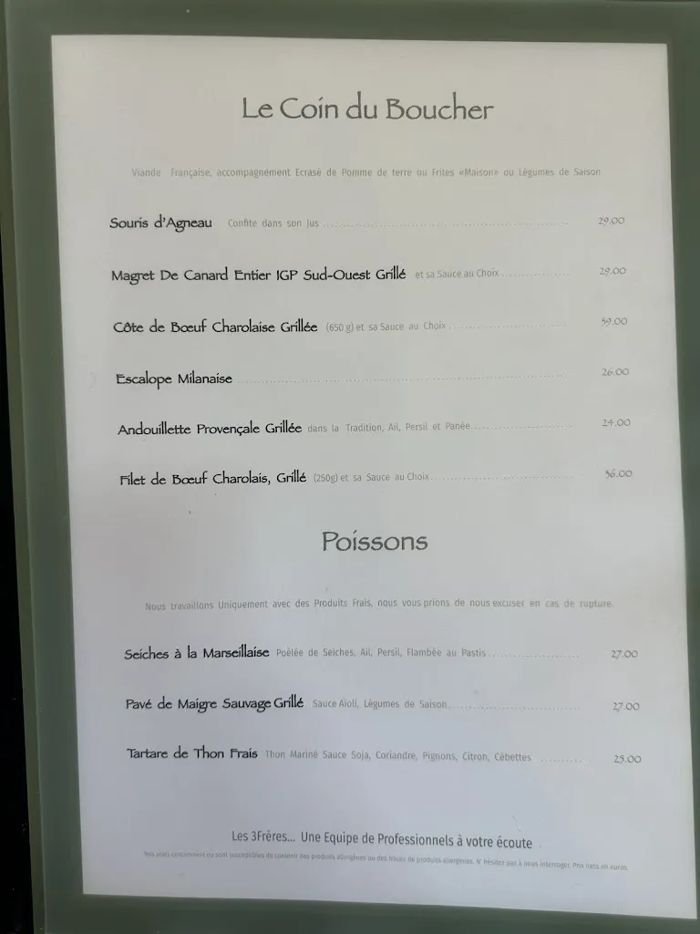Menu_Les 3 Frères_Marseille_immagine_1
