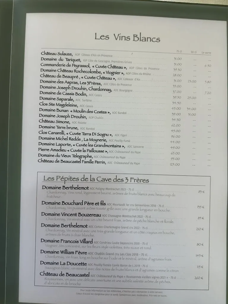 Menu_Les 3 Frères_Marseille_immagine_3