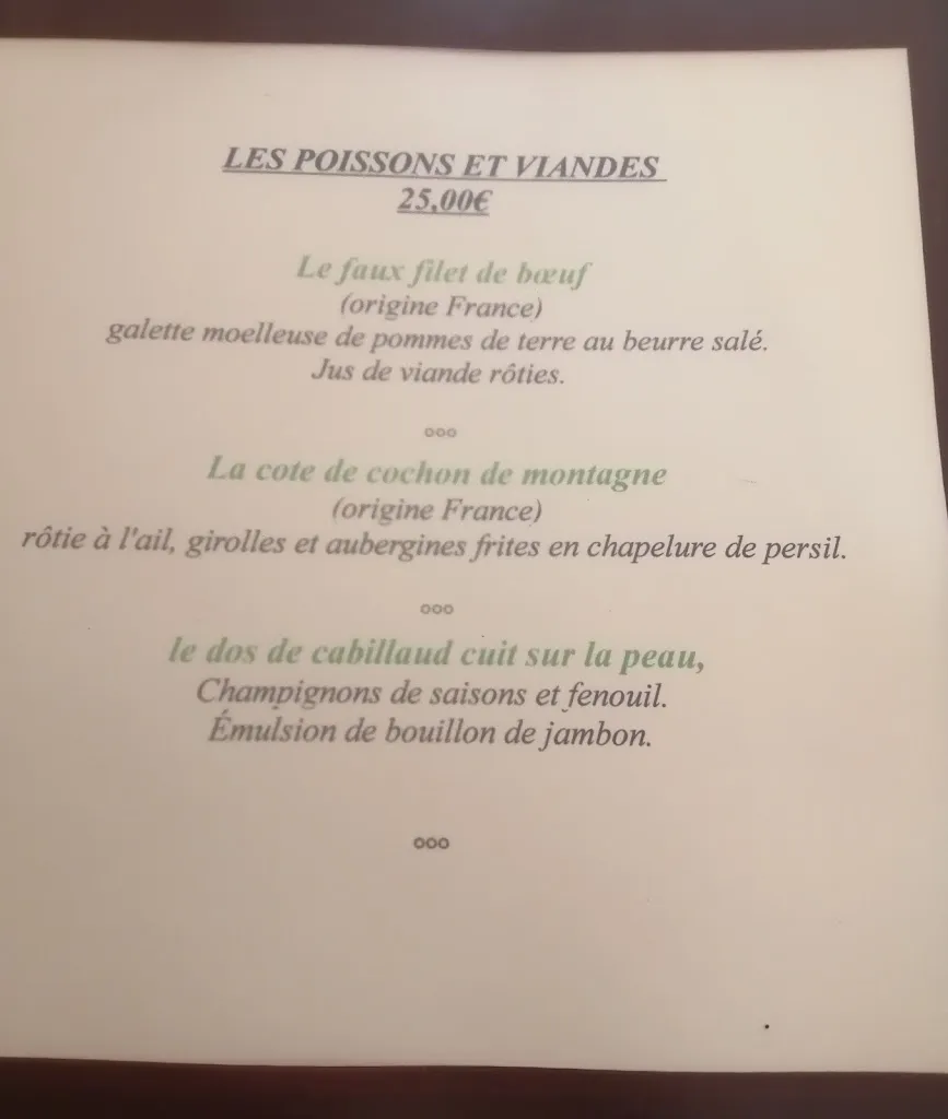 Menu_Hotel Restaurant La Cauquière_Beausset_image_3