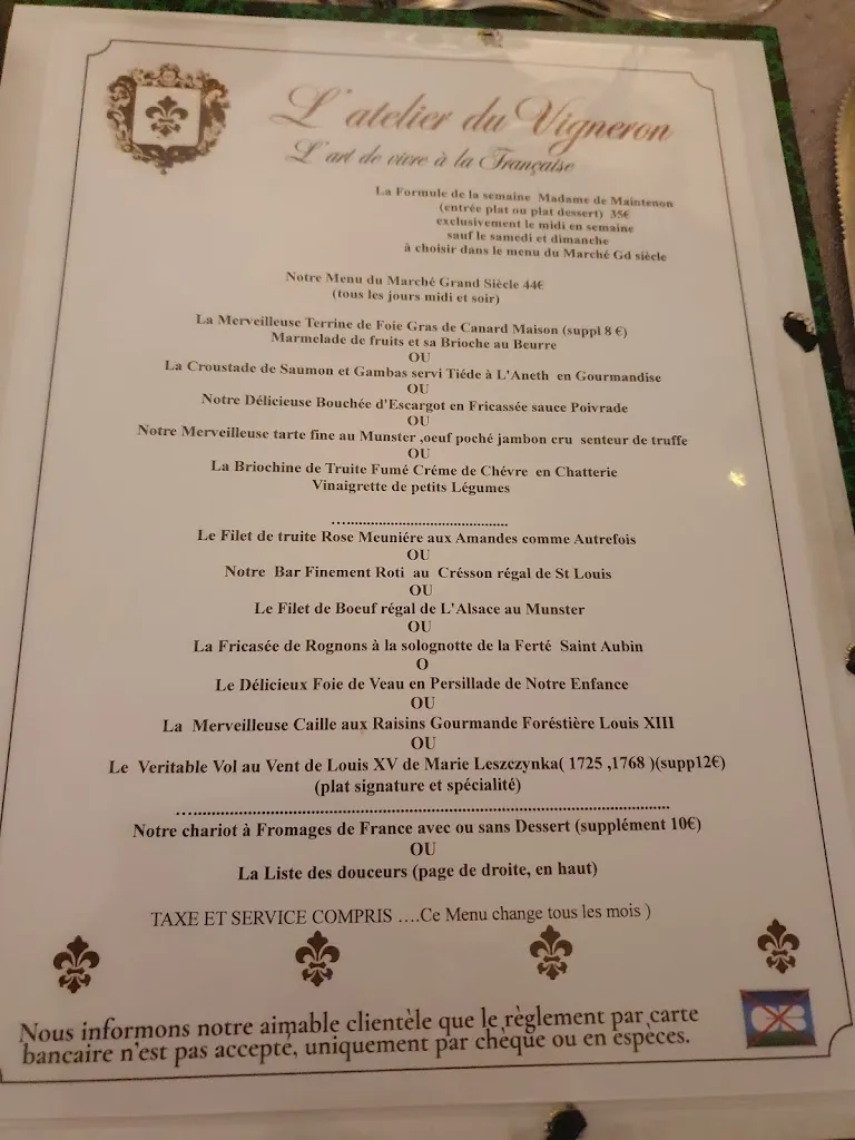 Menu_L'Atelier du Vigneron_Ollioules_image_1