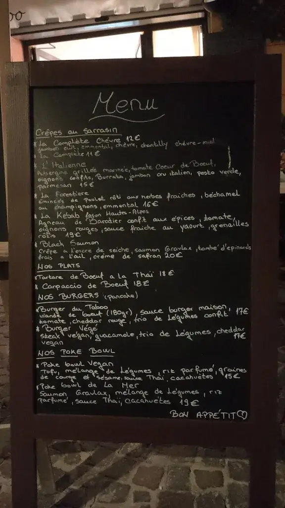 Menu_Restaurant-Crêperie le Taboo_Embrun_immagine_3