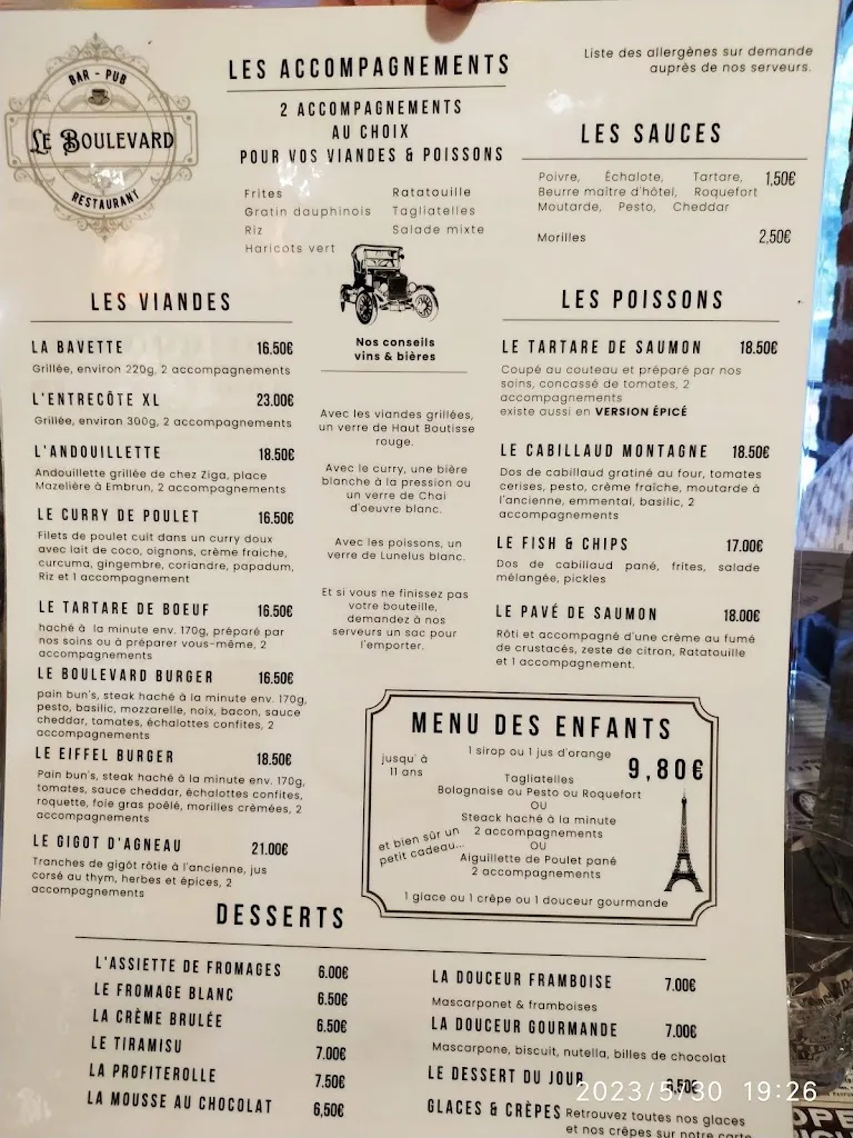 Menu_Le Boulevard 2.0_Embrun_image_1