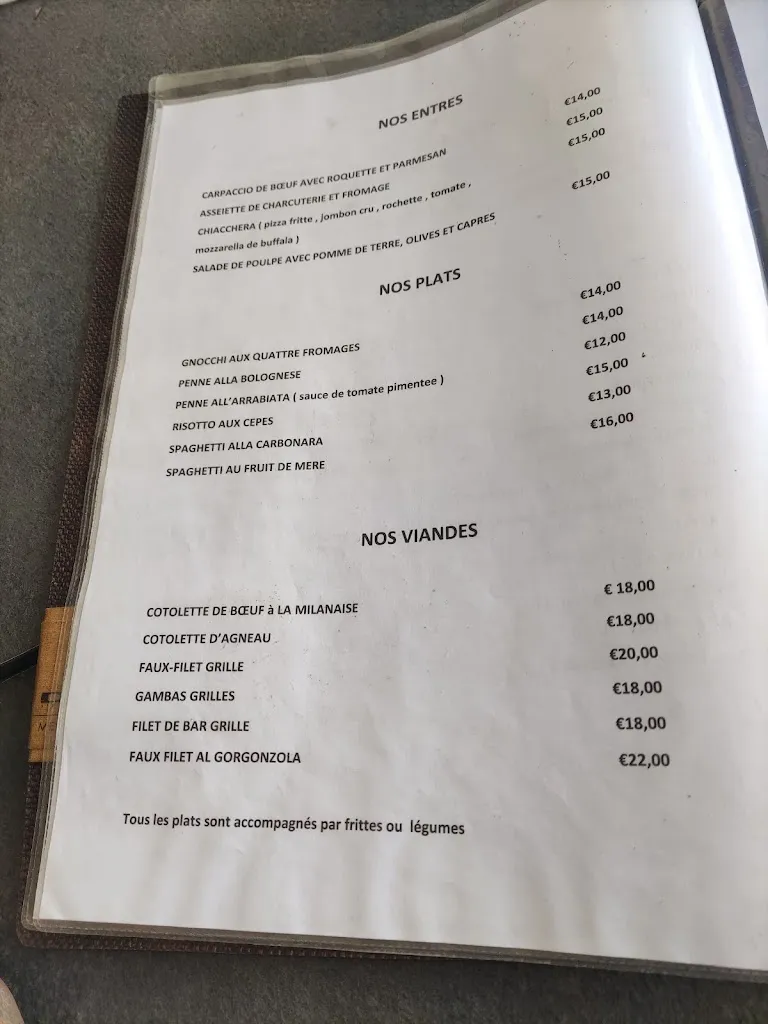 Menu_Ristorante Pizzeria Margherita Embrun_Embrun_image_2