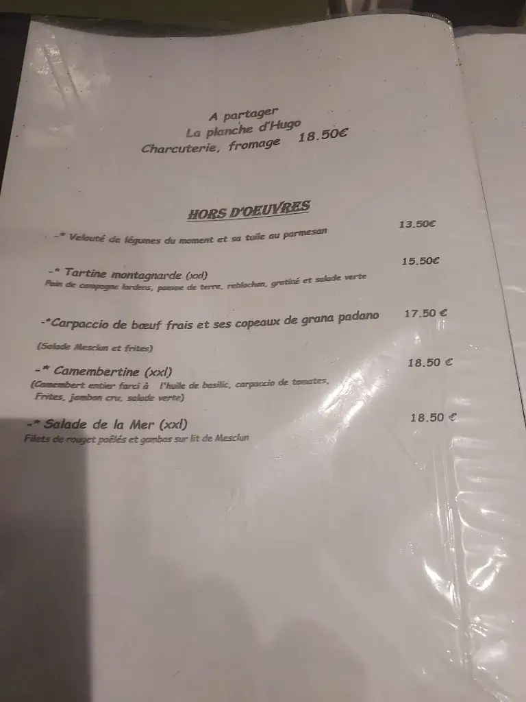 Menu_La table de Martine_Draguignan_image_2