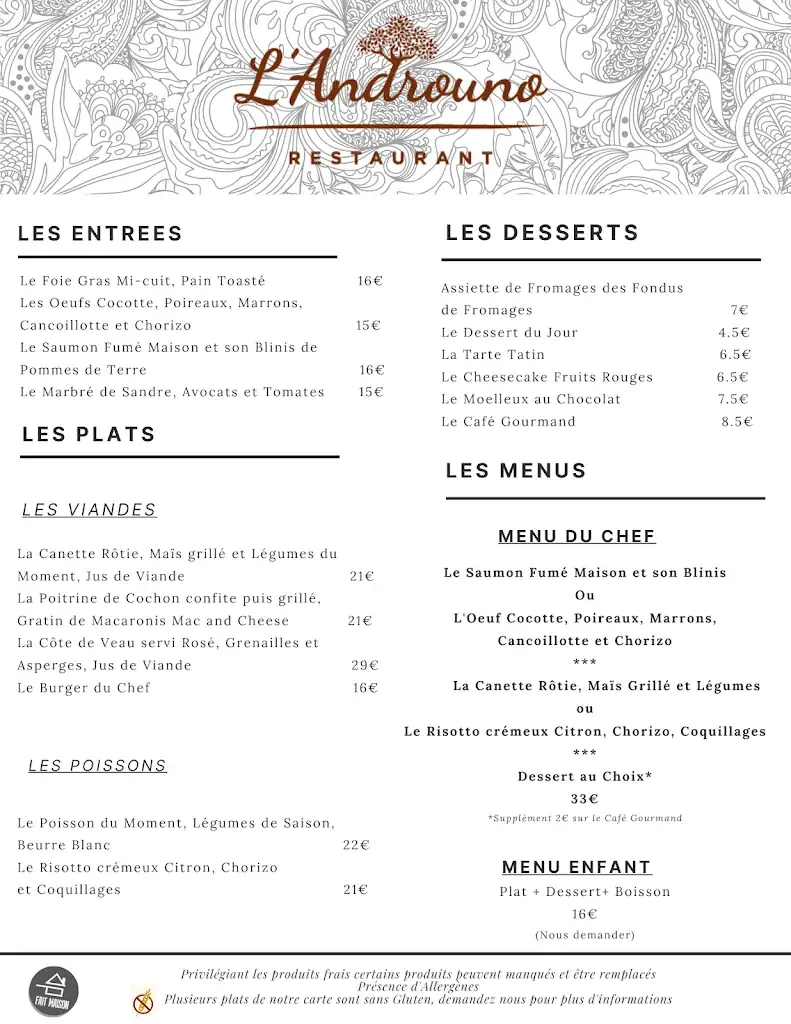 Menu_L'Androuno_Draguignan_immagine_4