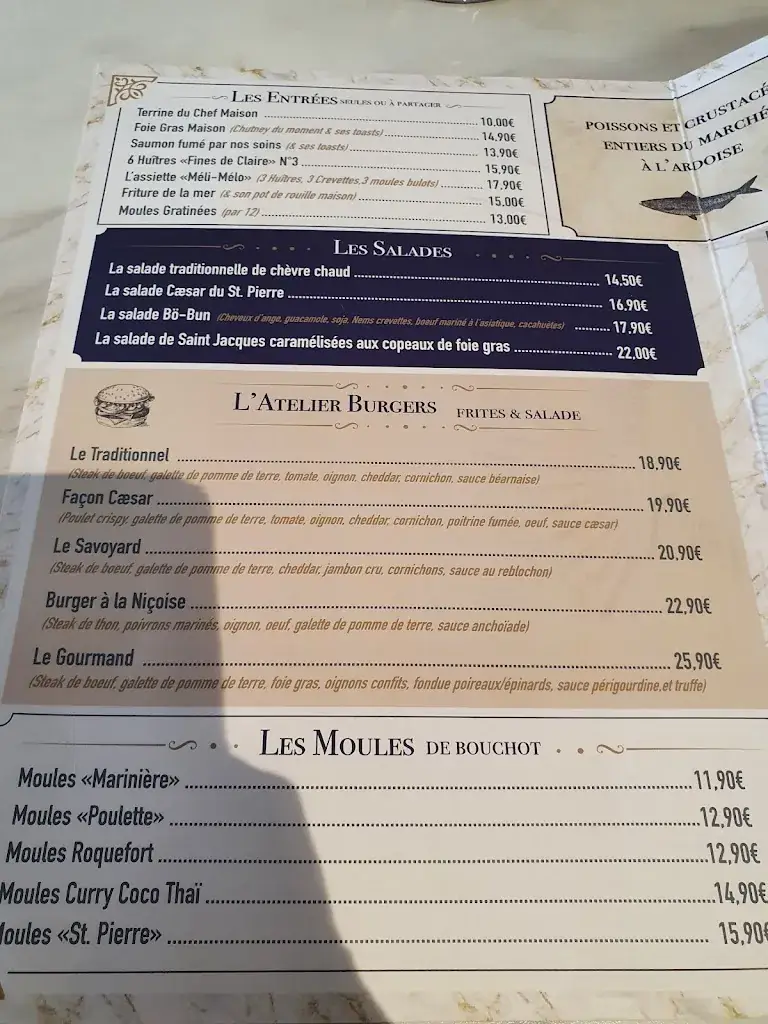 Menu_Le Saint Pierre_Draguignan_image_3