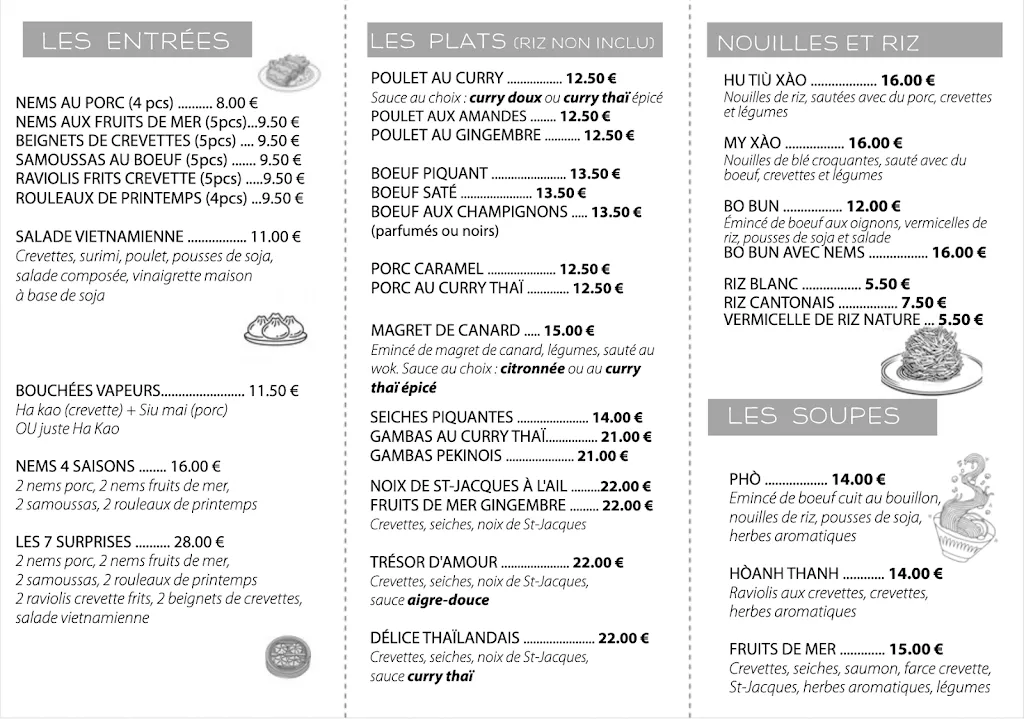 Menu_Restaurant Chez Lee DRAGUIGNAN_Draguignan_immagine_2
