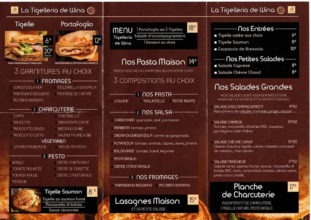 Menu_La Tigelleria de wina_Draguignan_image_1