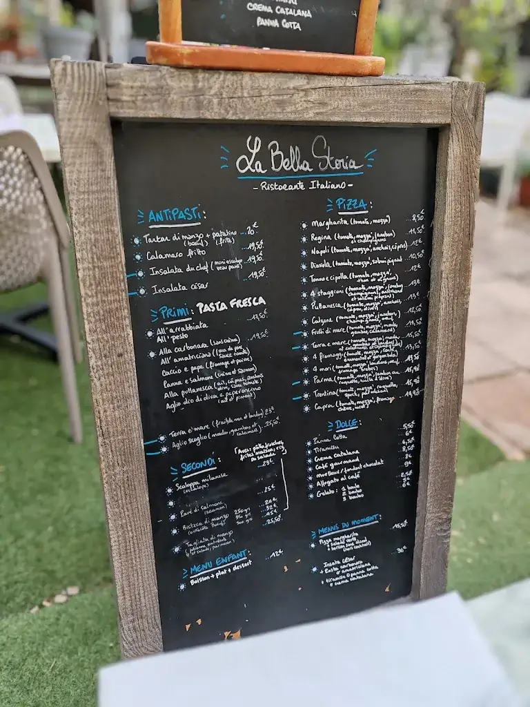 Menu_La Bella Storia, ristorante italiano terra e mare_Draguignan_image_2
