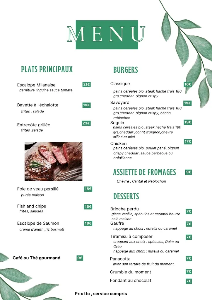 Menu_Brasserie-Restaurant Le Duo ( Nouveau Chef )_Draguignan_image_4