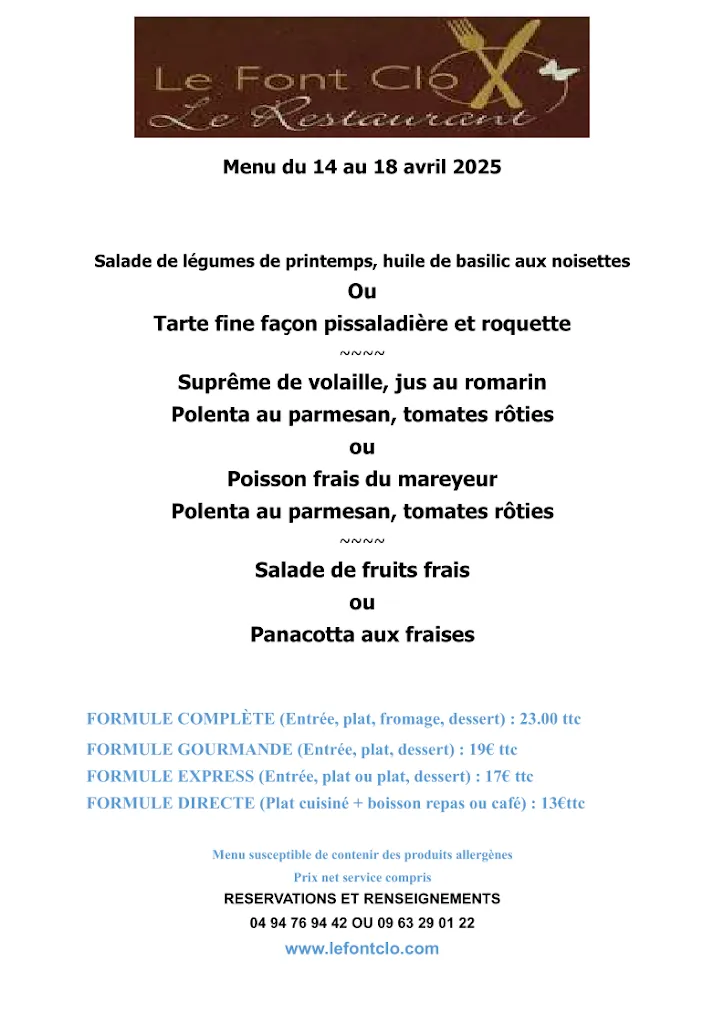 Menu_Le Font Clo Le Restaurant_Draguignan_image_4