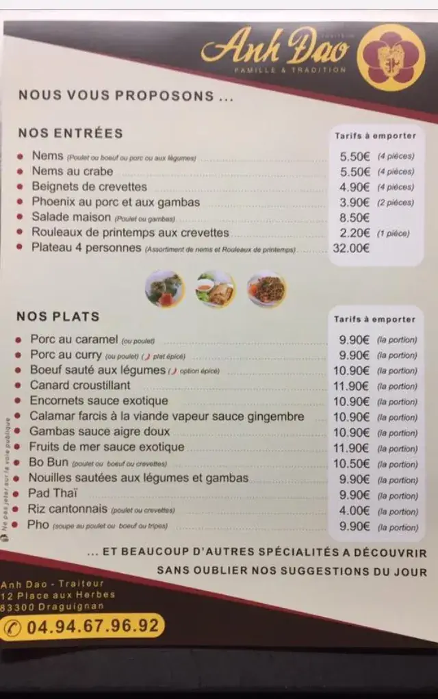 Menu_Anh Dao Restaurant_Draguignan_image_3