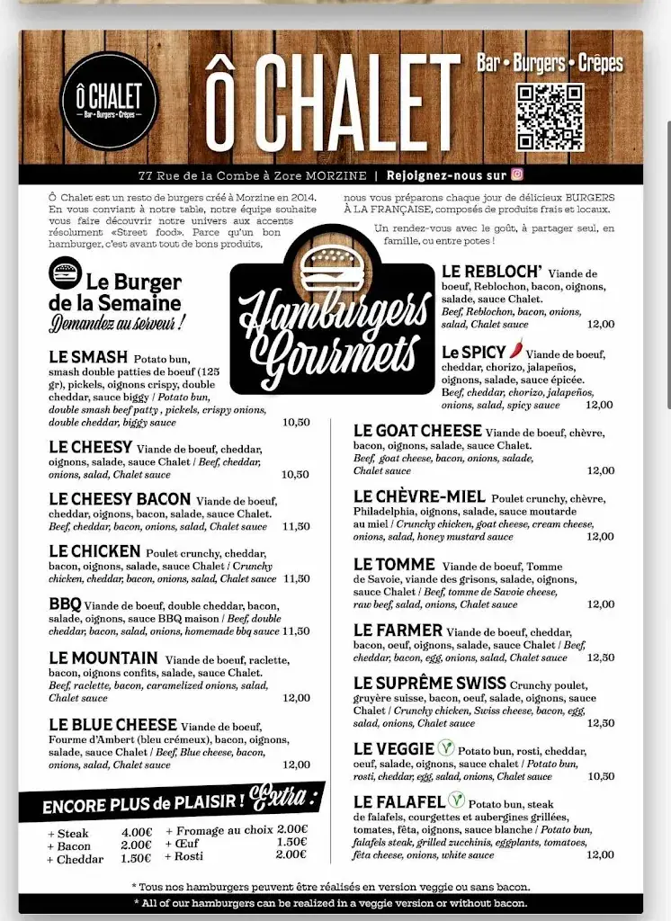 Menu_Ô Chalet Burgers et Crêpes_Morzine_image_1