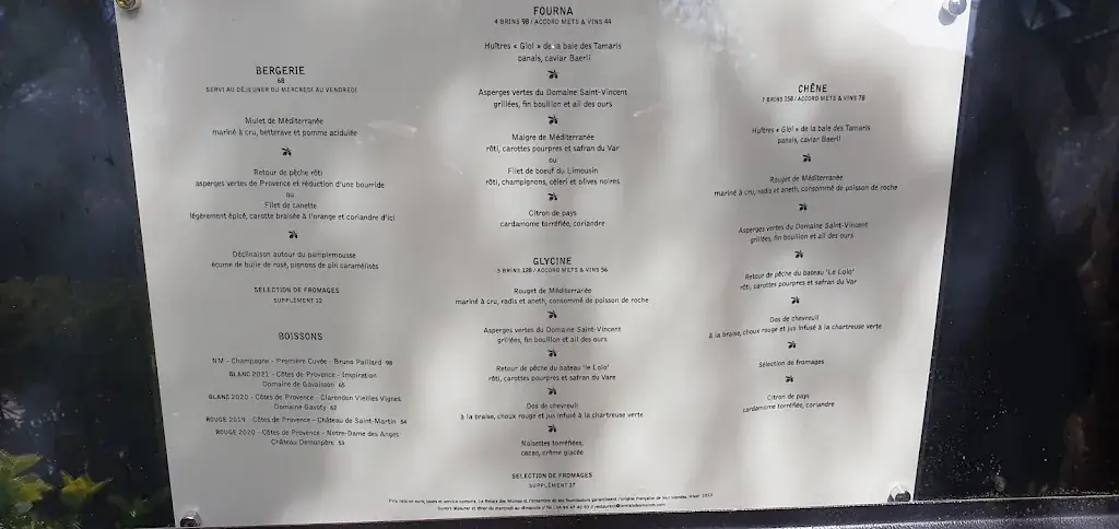 Menu_Le Relais des Moines_Arcs_image_3