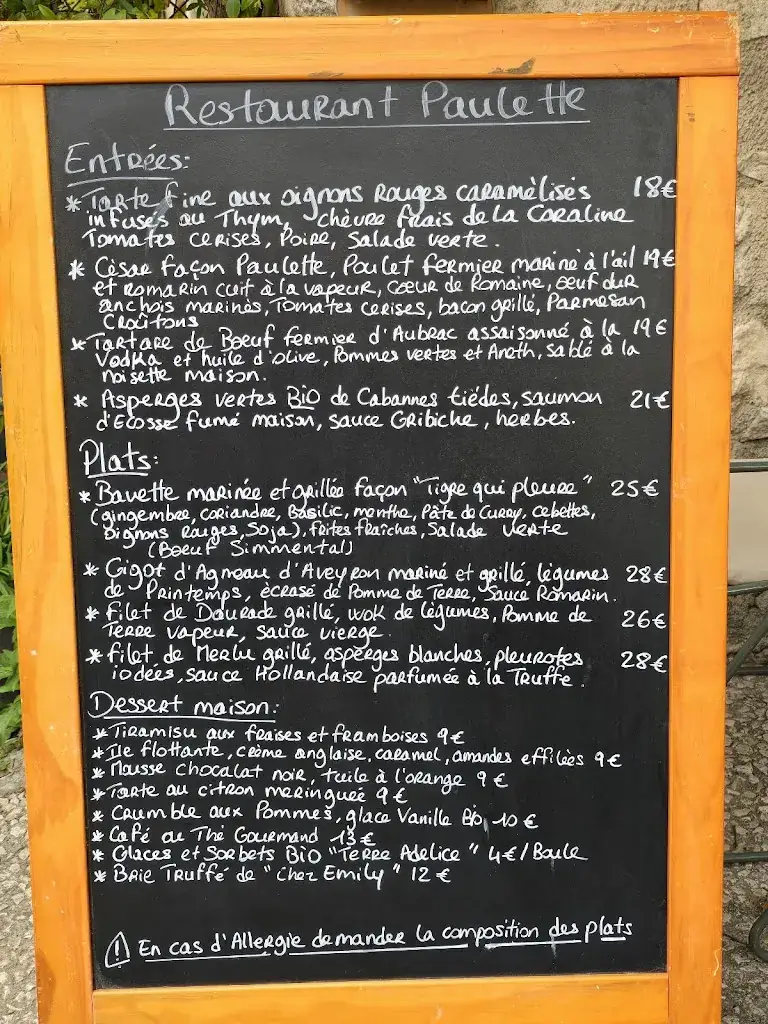 Menu_Chez Paulette_Eygalières_image_1