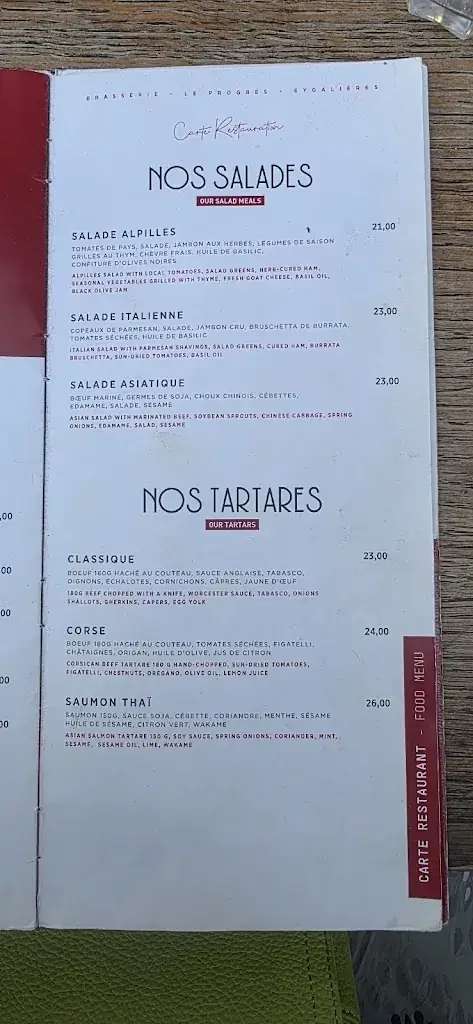 Menu_Le Progrès_Eygalières_image_3