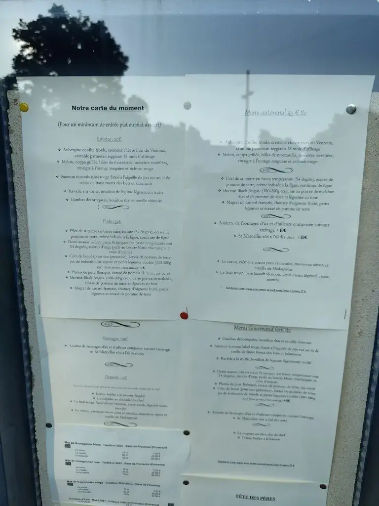 Menu_Le Relais du Coche - Restaurant Eyguières_Eyguières_immagine_2