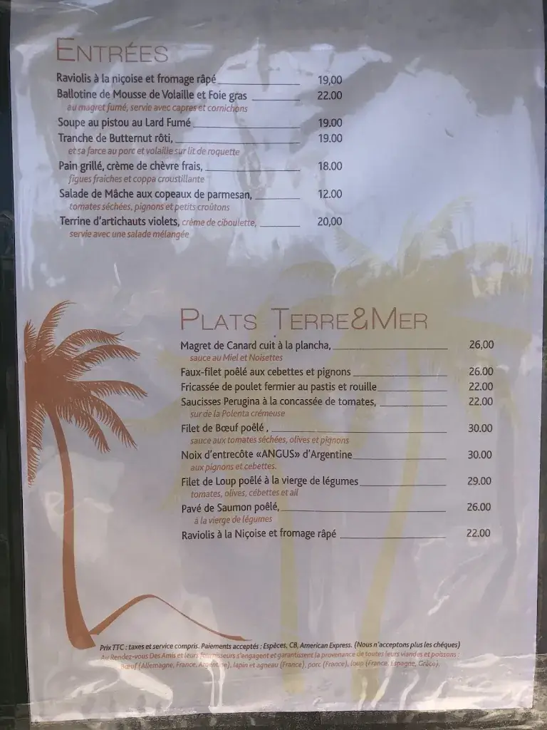 Menu_Au Rendez Vous Des Amis_Nice_image_2