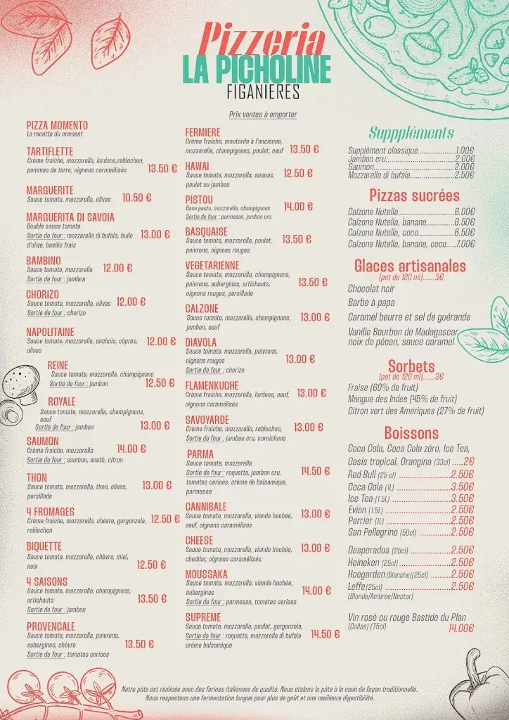 Menu_La Picholine_Figanières_image_2