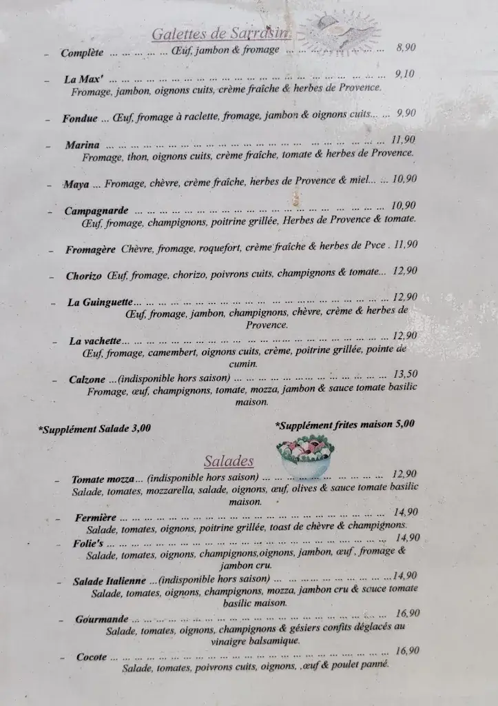 Menu_Les Folie's_Flayosc_image_1