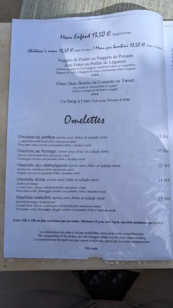 Menu_Le Nid d'Aigle_Èze_image_3