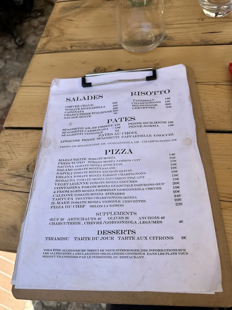 Menu_La Taverne d'Antan à Eze_Èze_immagine_1