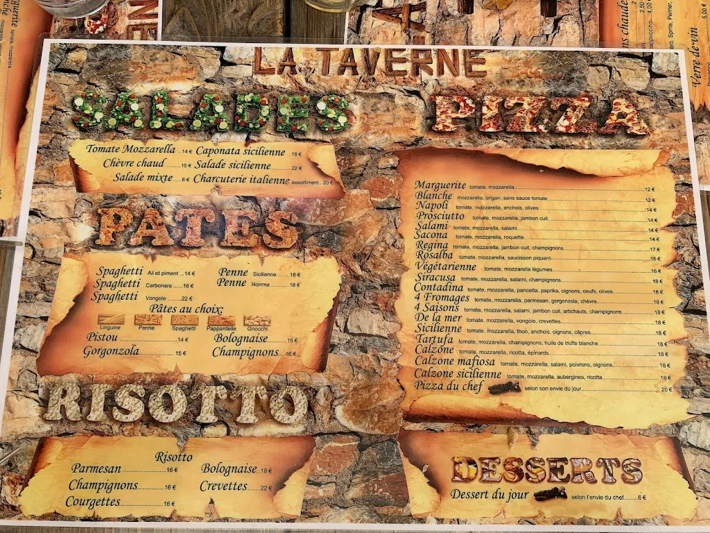 Menu_La Taverne d'Antan à Eze_Èze_immagine_4