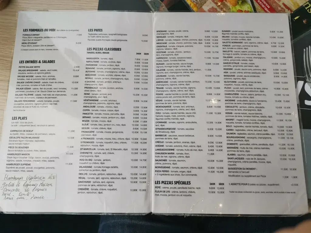 Menu_PIZZA DES LYS_Péronnas_image_4