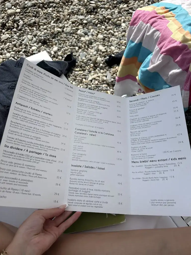 Menu_LA SPIAGGIA ÈZE_Èze_image_4