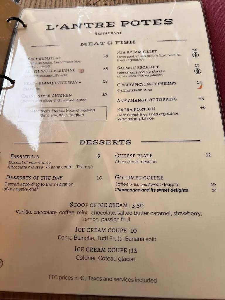 Menu_L'Antre Potes - Restaurant - Eze_Èze_immagine_3