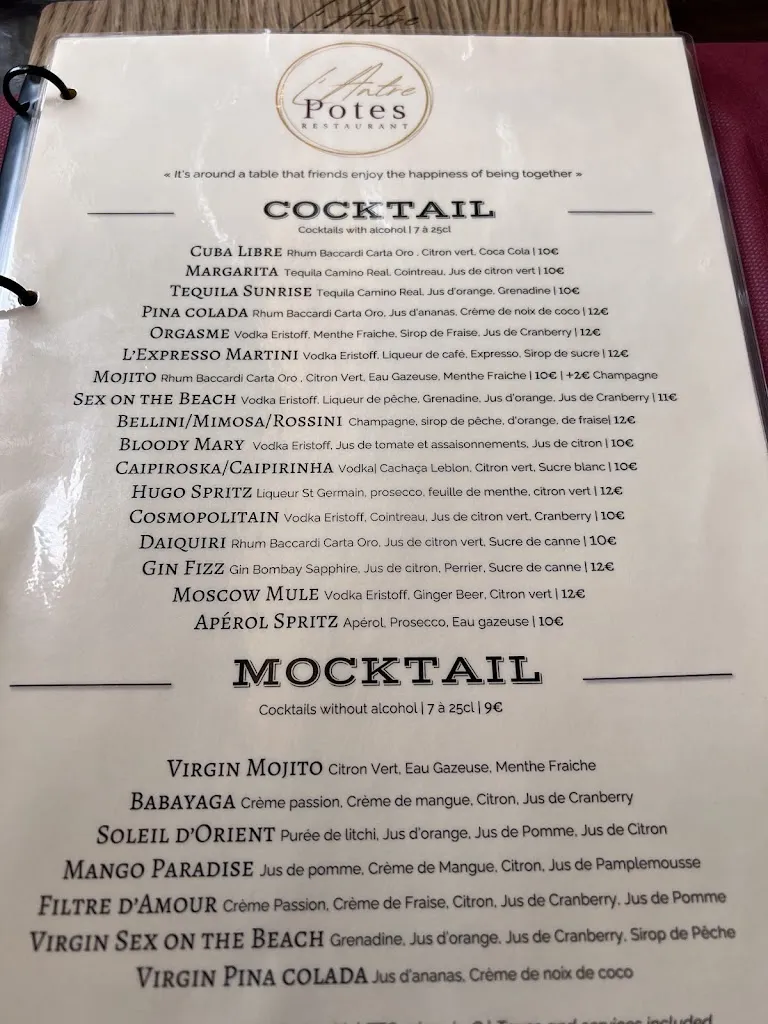 Menu_L'Antre Potes - Restaurant - Eze_Èze_immagine_4