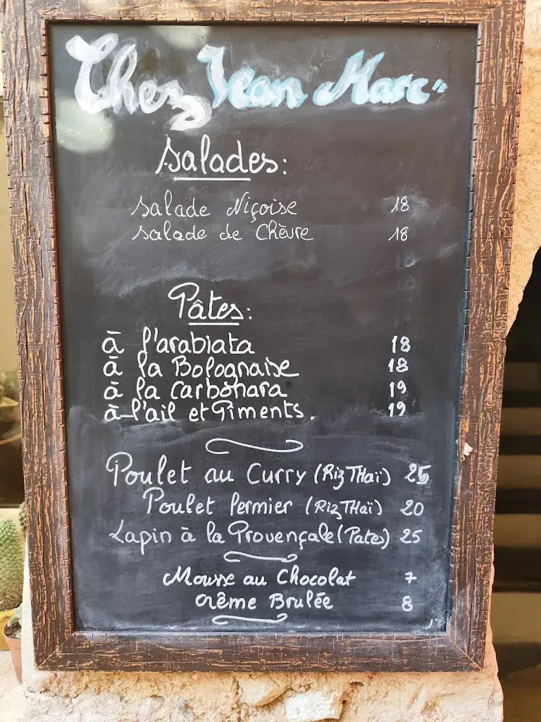 Menu_Chez Jean-Marc_Èze_image_1