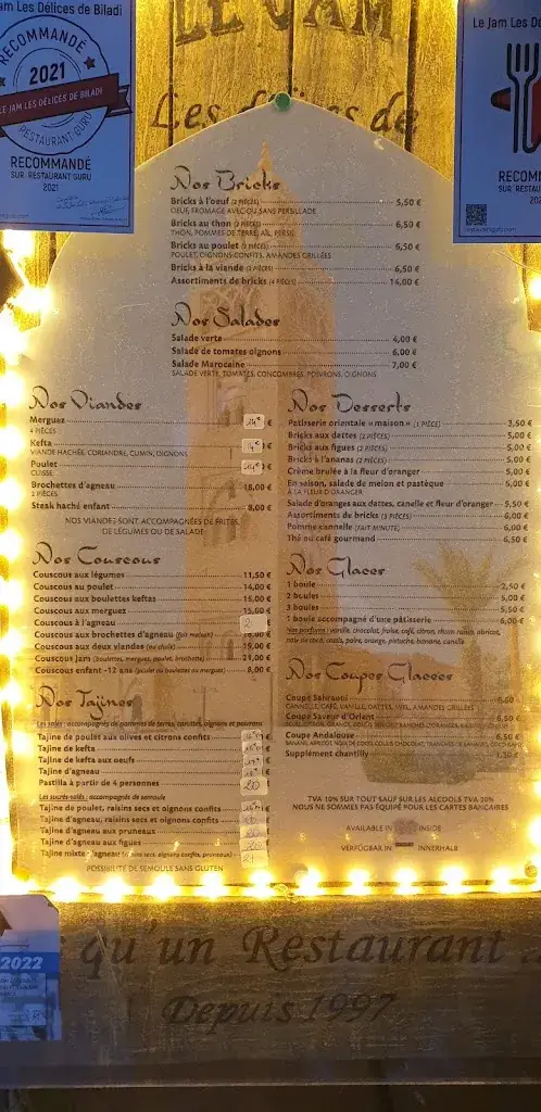 Menu_Le Jam les délices de biladi_Forcalquier_image_2