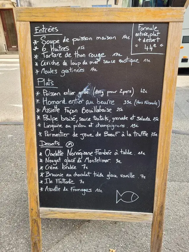 Menu_Restaurant Côté Mer_Fontvieille_image_1