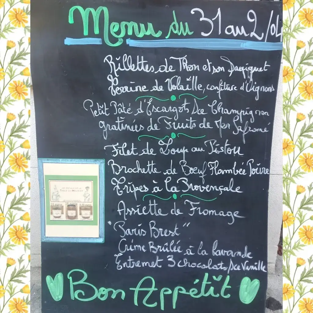 Menü_La Table du Meunier_Fontvieille_Bild_3