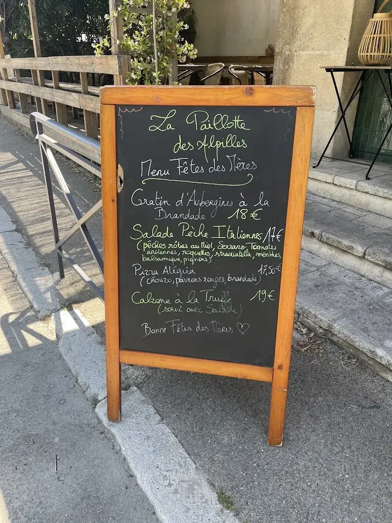 Menu_La paillote des alpilles_Fontvieille_image_4