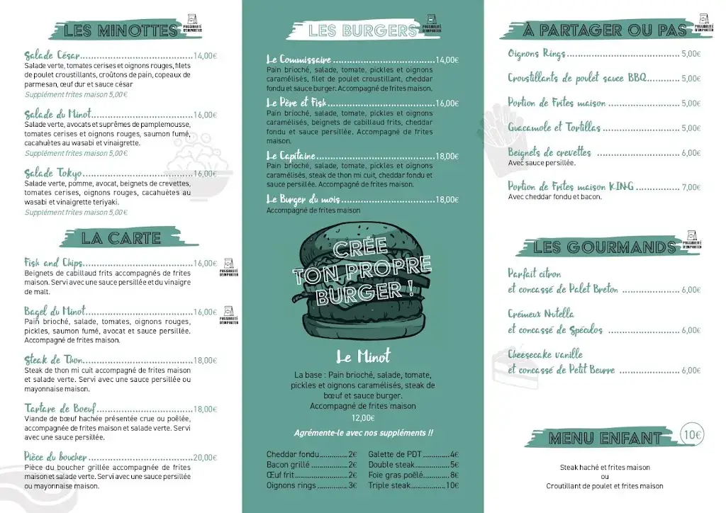 Menu_Le Minot Steak House_Fontvieille_image_1