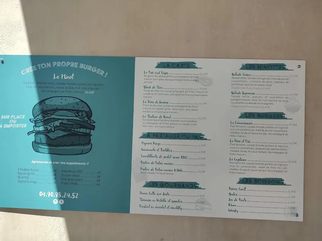 Menu_Le Minot Steak House_Fontvieille_image_4