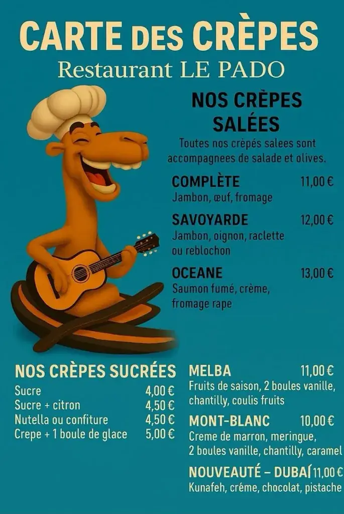 Menu_Le Pad'O. Burgers et Cie_Passy_imagen_2