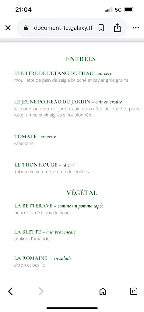 Menu_Restaurant l'Aupiho - Domaine de Manville_Baux-de-Provence_image_3