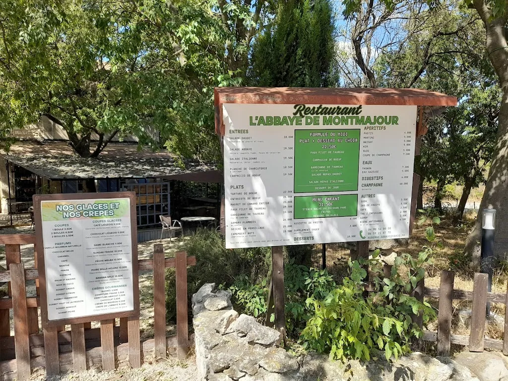 Menu_Auberge de l'Abbaye de Montmajour_Arles_image_4