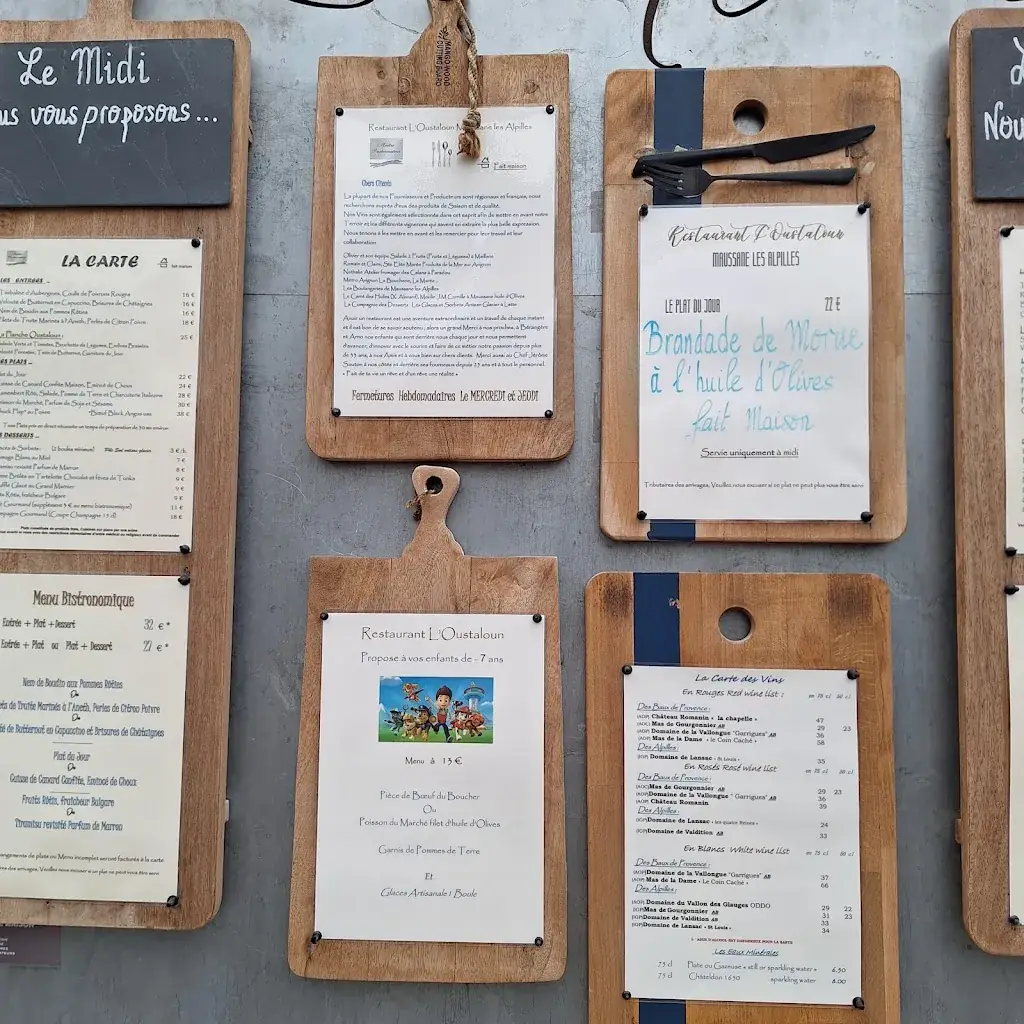 Menu_L'Oustaloun_Maussane-les-Alpilles_image_1
