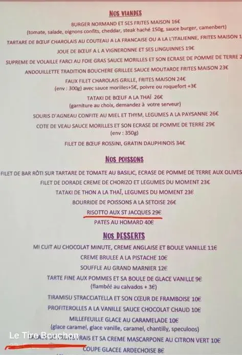 Menu_Le Tire Bouchon_Fréjus_image_2