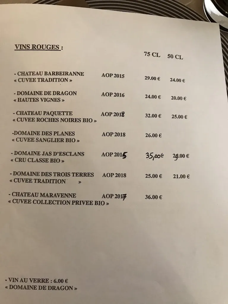 Menu_L'Amandier_Fréjus_immagine_3