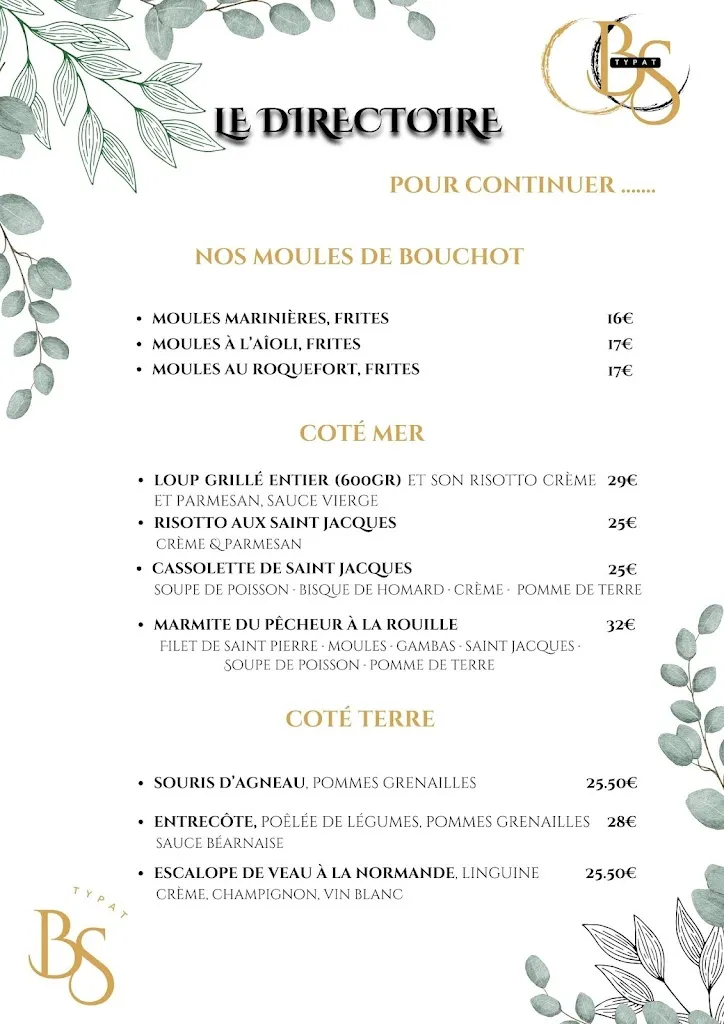 Menu_Le Directoire_Fréjus_image_2